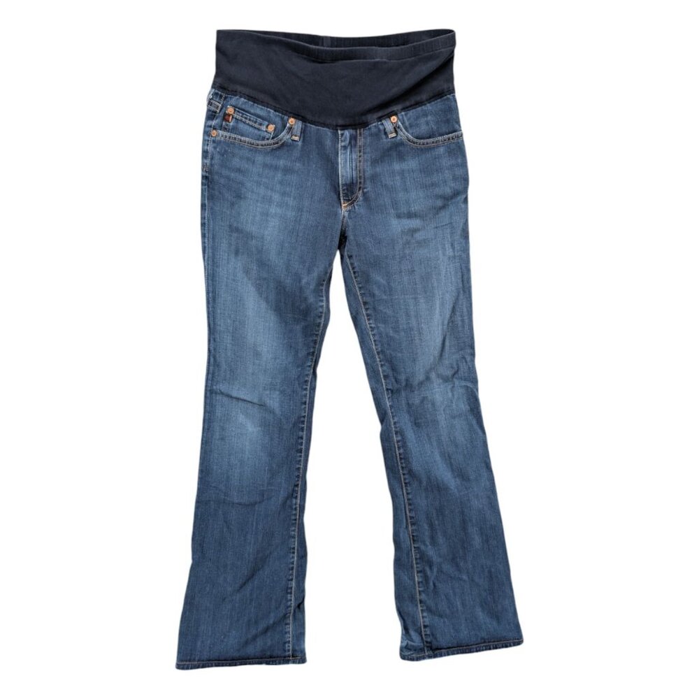 Adriano Goldschmied A Pea In The Pod The Angel Jeans Womens Blue Maternity Sz 29